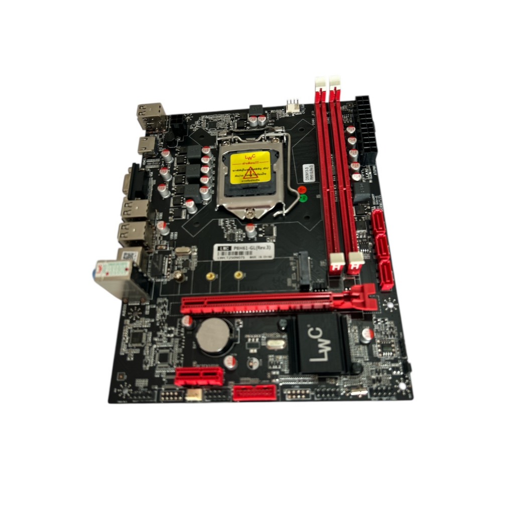 เมนบอร์ด Mainboard 1155 (H61-GL REV.3) LWC (Longwell)