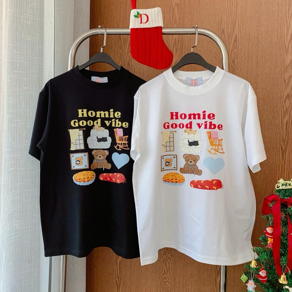 (   มีลายใหม่อัพเดท! ) — Bonny เสื้อยืดโอเวอร์ไซส์ อก 44“ ผ้าคอตตอน 100% oversize t-shirt cotton 100% ราคา ถูกที่สุด ดีลบีเคเค แกลเลอรีภาพที่ 3