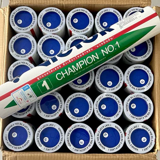 VICTOR ลูกแบดมินตัน CHAMPION NO.1 แถบแดง (12ลูก) มาตราฐาน BWE