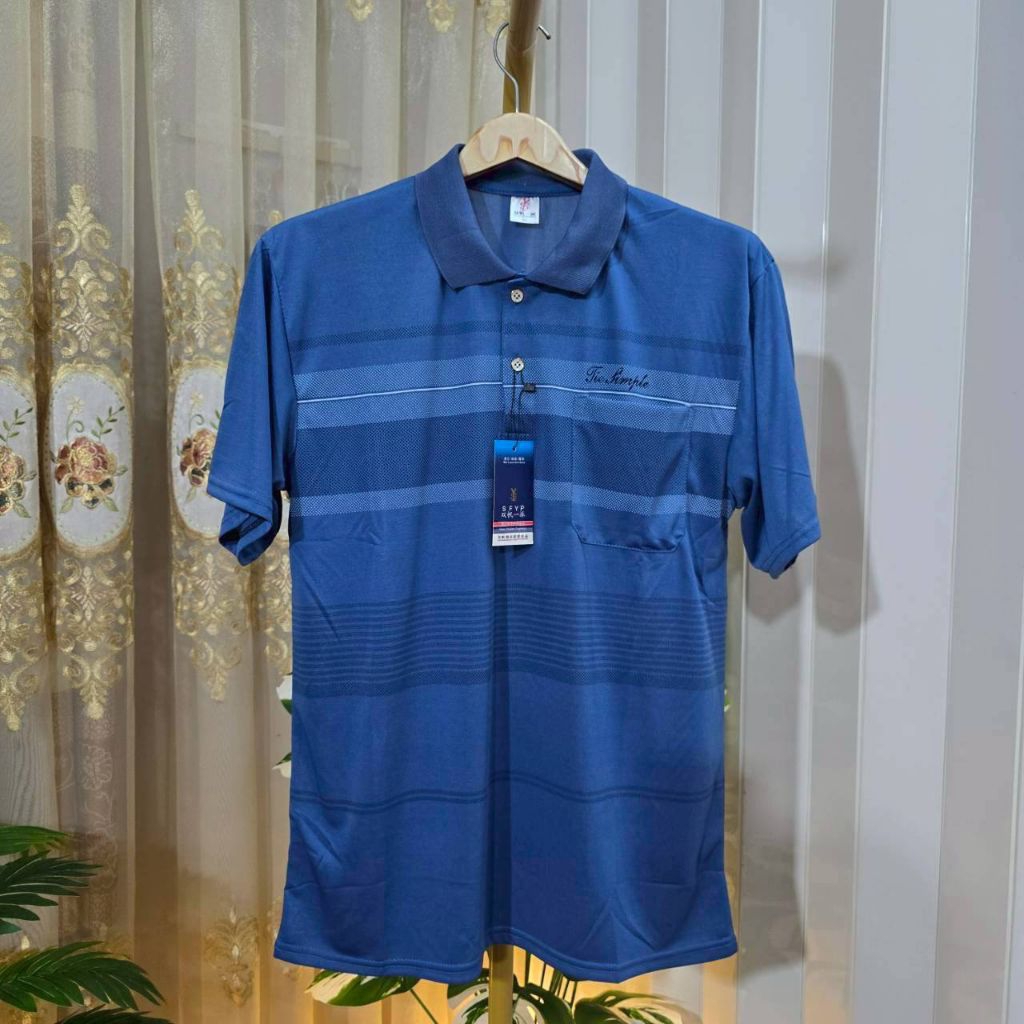 เสื้อโปโลผ้าพิมพ์ลาย เนื้อผ้าอย่างดี งานตัดเย็บอย่างดี มีกระเป๋าเสื้อใช้งานได้จริงลายสวยใส่แล้วเท่ดูดี - รูปที่ 5