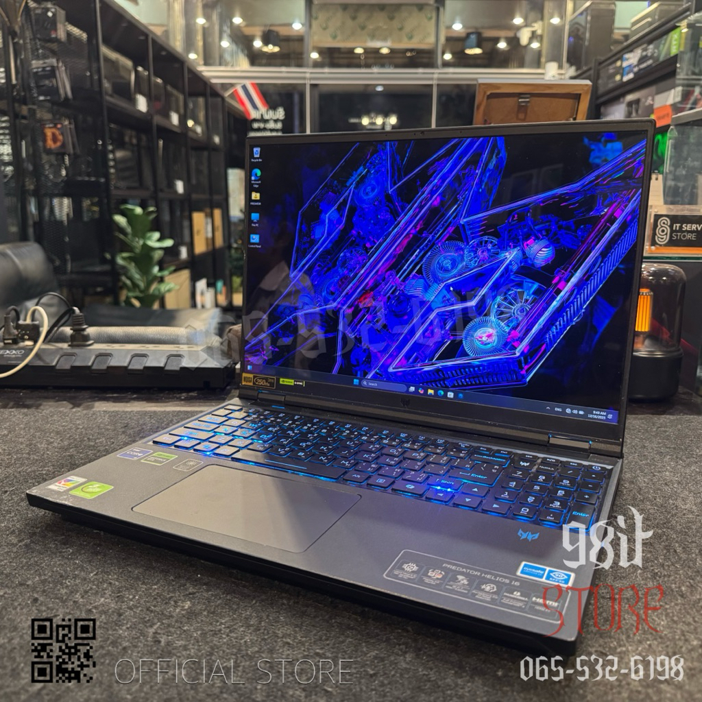 💻 Notebook Acer Predator Helios 16 PH16-72-9369 (NH.QNZST.001) i9-14900Hx RTX 4080 Ram 32 SSD M.2 1 