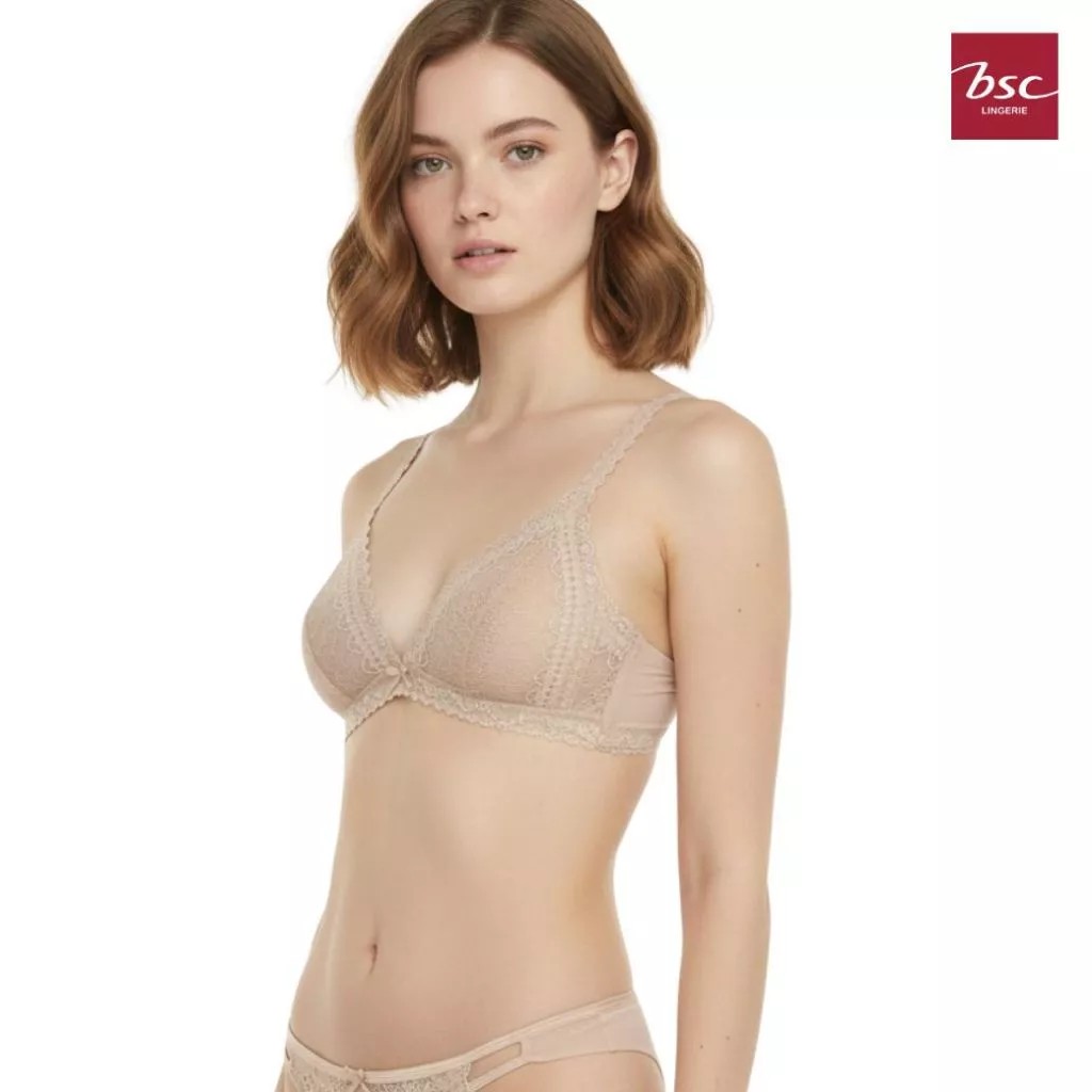 BSC Lingerie ชุดชั้นในลูกไม้เซ็กซี่ รูปแบบบราไม่มีโครง รุ่น BB3320