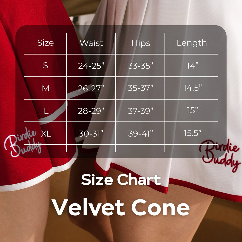 Velvet Cone Skirt -กระโปรงพลีสทรงสวยสำหรับตีกอล์ฟ - รูปที่ 5