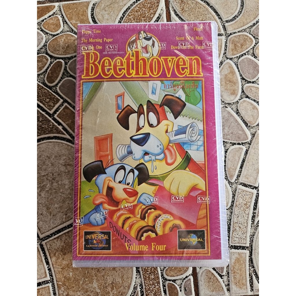 ม้วน VDO VHS การ์ตูนฝรั่ง Beethoven ของใหม่มือ1 (ลิขสิทธิ์แท้)