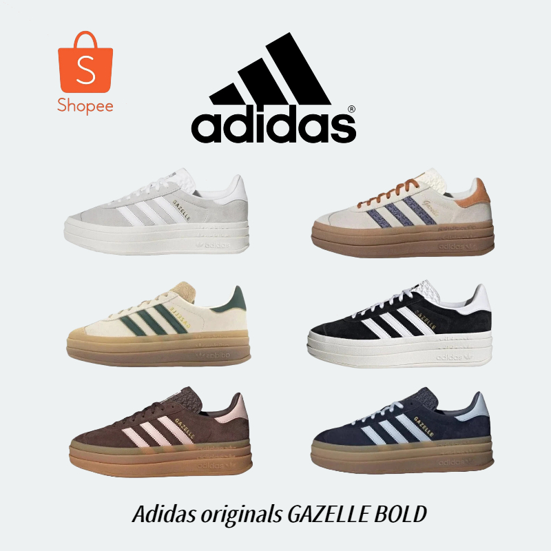 ✅ของแท้ 100 % ✅Adidas originals GAZELLE BOLD HQ6893/HQ6912/ID7056/IH6787/JI0326/JQ0955 รองเท้า