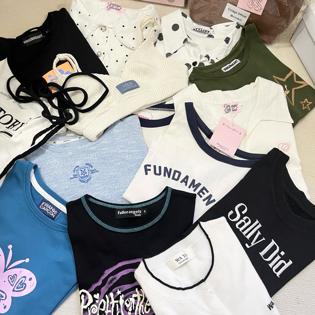 💥LOT.6💥 ส่งต่อเสื้อผ้าแบรนด์ IG mitr / vgh / merge 🌟 มือสองสภาพดี พร้อมส่ง
