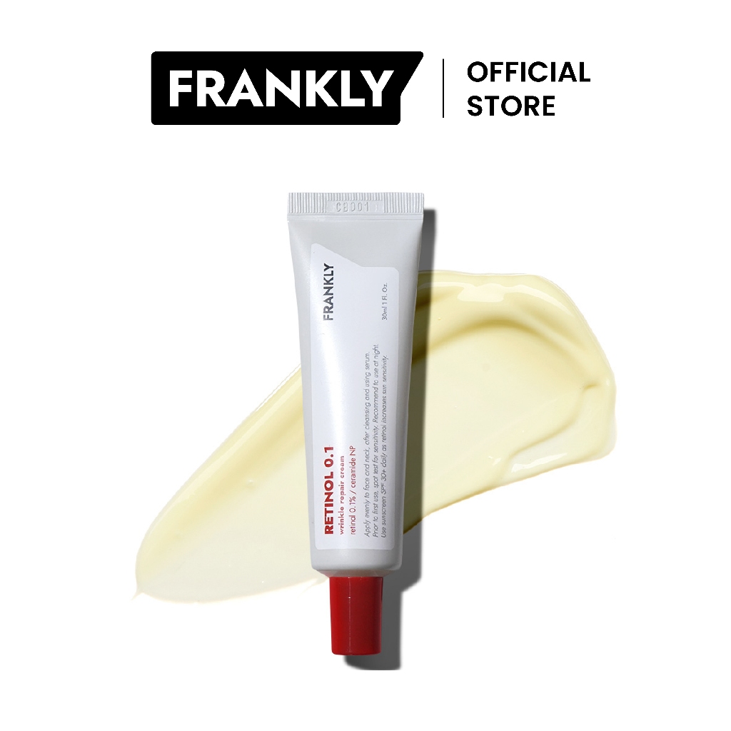 FRANKLY Retinol 0.1% Cream | แฟรงคลี เรตินอล 0.1% ครีม | FRANKLY Official Store