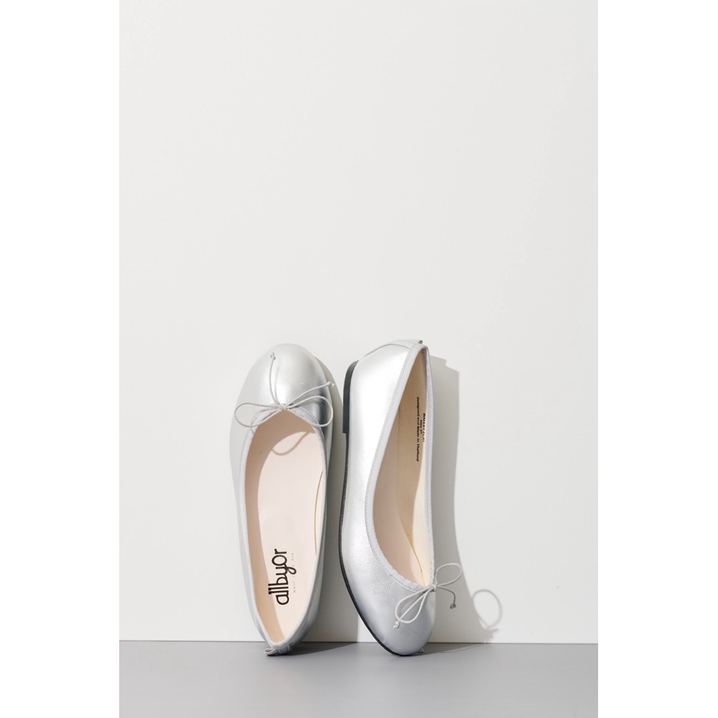 Ballet flat - silver #allbyor