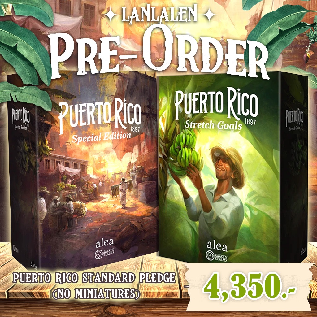 [Pre-Order] Puerto Rico 1897 Special Edition Standard / Merchants Pledge / Terrain Pack / Acrylic Ti