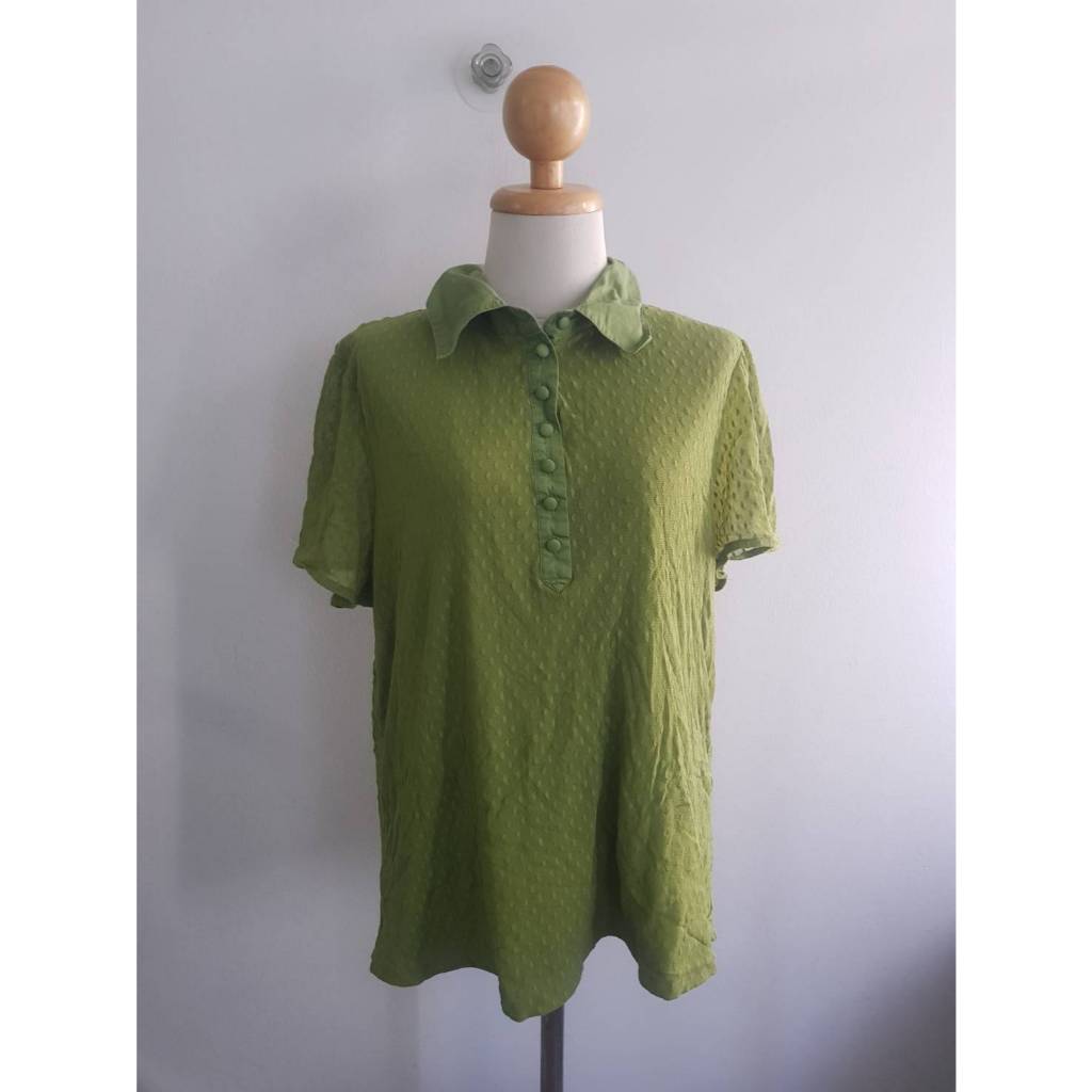 G-13เสื้อคอตตอนไนล่อน I.N.C. 2X เขียวมะนาว 50/26