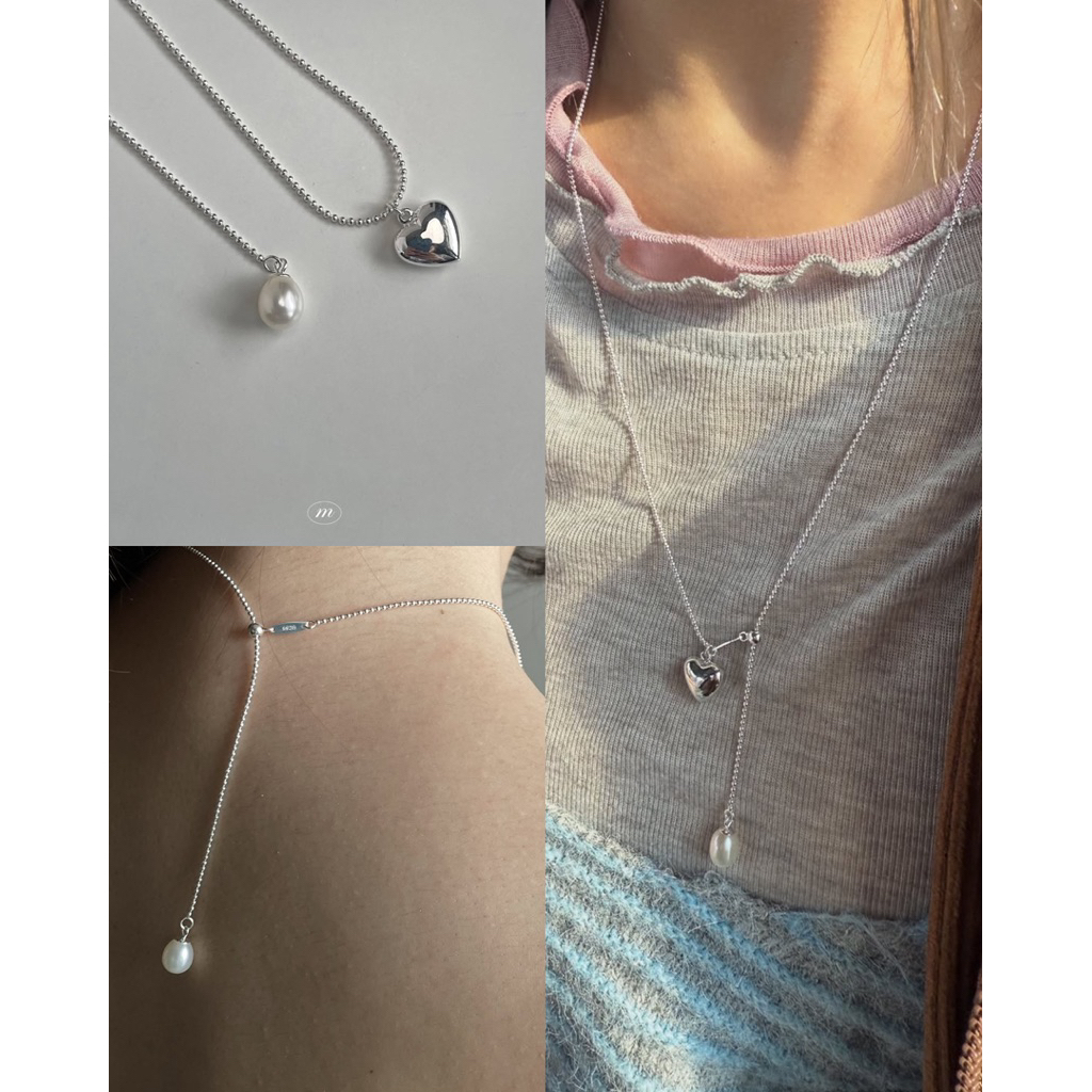 MWS.𝐂𝐚𝐬𝐬𝐢𝐞 𝐍𝐞𝐜𝐤𝐥𝐚𝐜𝐞 | สร้อยคอเงินแท้ S925 ปรับความยาวได้ 60cm ใส่ได้หลายแบบ | Minewhistle