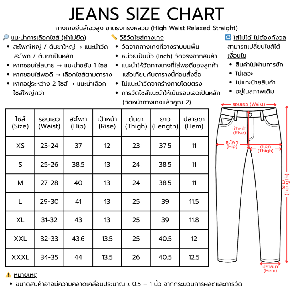 กางเกงยีนส์สีน้ำเงินเข้ม ดีไซน์กระเป่าหลังใหม่ล่าสุด ยีนส์สำหรับผู้หญิง เอวสูง หลวม ตรง ขากว้าง กางเกงยาวถึงพื้น - รูปที่ 7