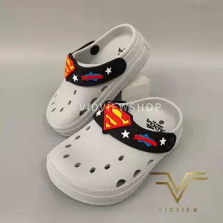VIDVIEW มีส่งด่วน รองเท้าหัวโตเด็ก Adda 16802 เบอร์ 26-32 แบบสวม สำหรับเด็กชาย Superman