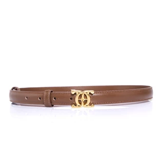 O&B เข็มขัดหนังวัวแท้ รุ่น CLASSIC BELT IN CREST BROWN-39156SC12722F_H5BRXX