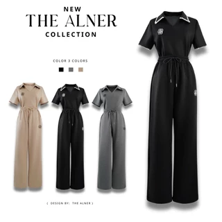 ชุดเซตวอร์มคามิเลียขอบถัก กางเกงขายาว Thealner (ดิอัลเนอร์) AN776