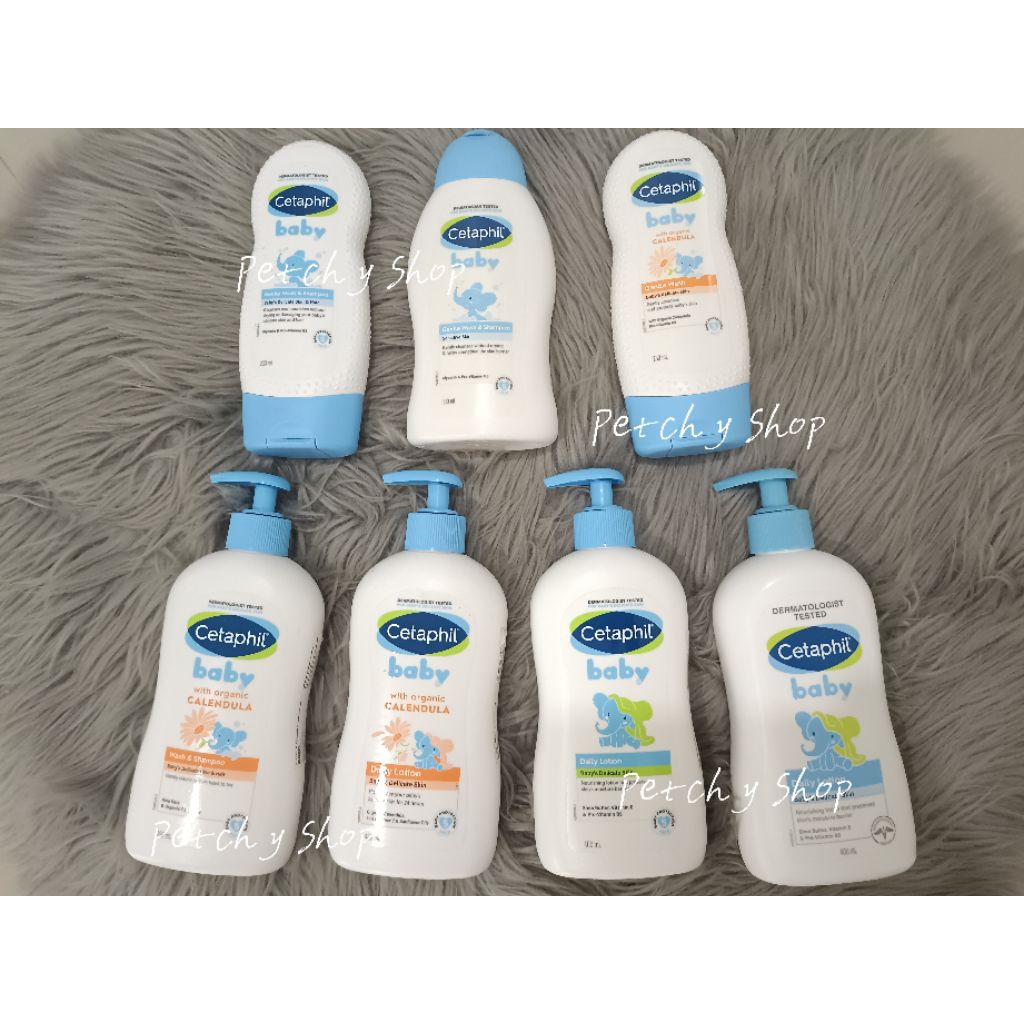 💦รวมเซตาฟิล Cetaphil Baby Daily Lotion/Wash& Shampoo/Gentle Wash 400ml.