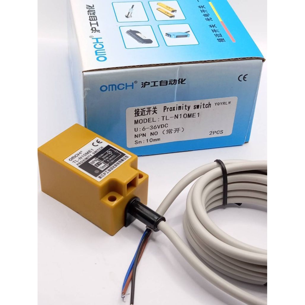 TL-N10ME1 Proximity Sensor 3สาย 12-24VDC TL-N10ME1 NPN NO ระยะ 10mm สินค้าพร้อมส่ง