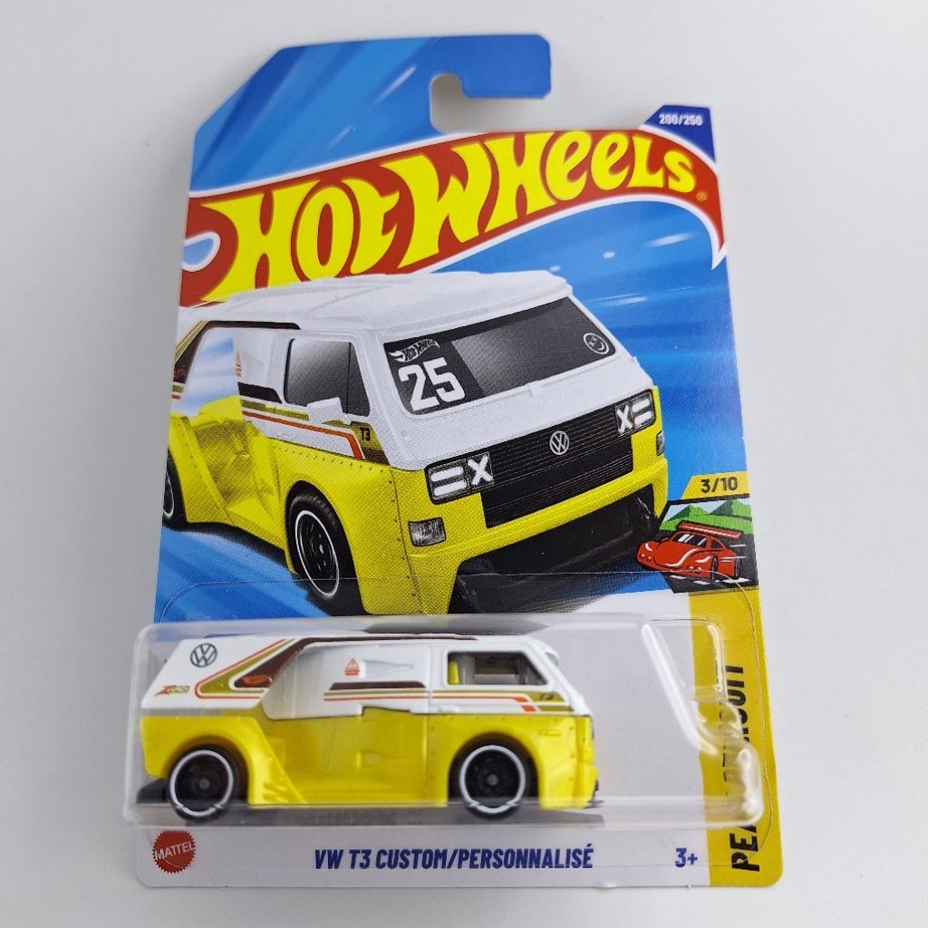 รถเหล็ก Hotwheels VW T3 CUSTOM เบอร์ 25 (ib38)