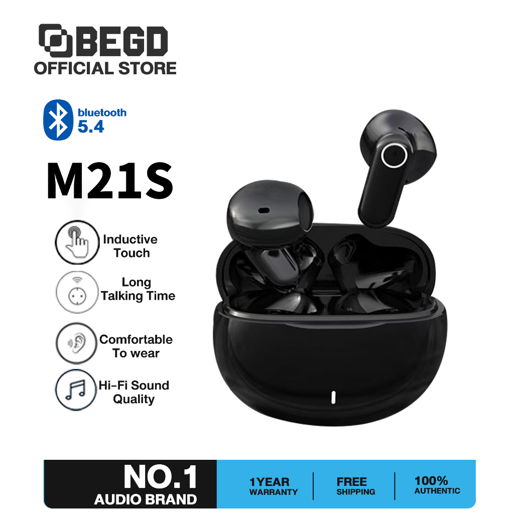 BEGD TWS Earphone หูฟังบลูทูธไร้สาย TWS บลูทูธ 5.4 ไมค์ชัด ENC ตัดเสียงรบกวน ติ๊กต๊อกขายร้อน EP51C