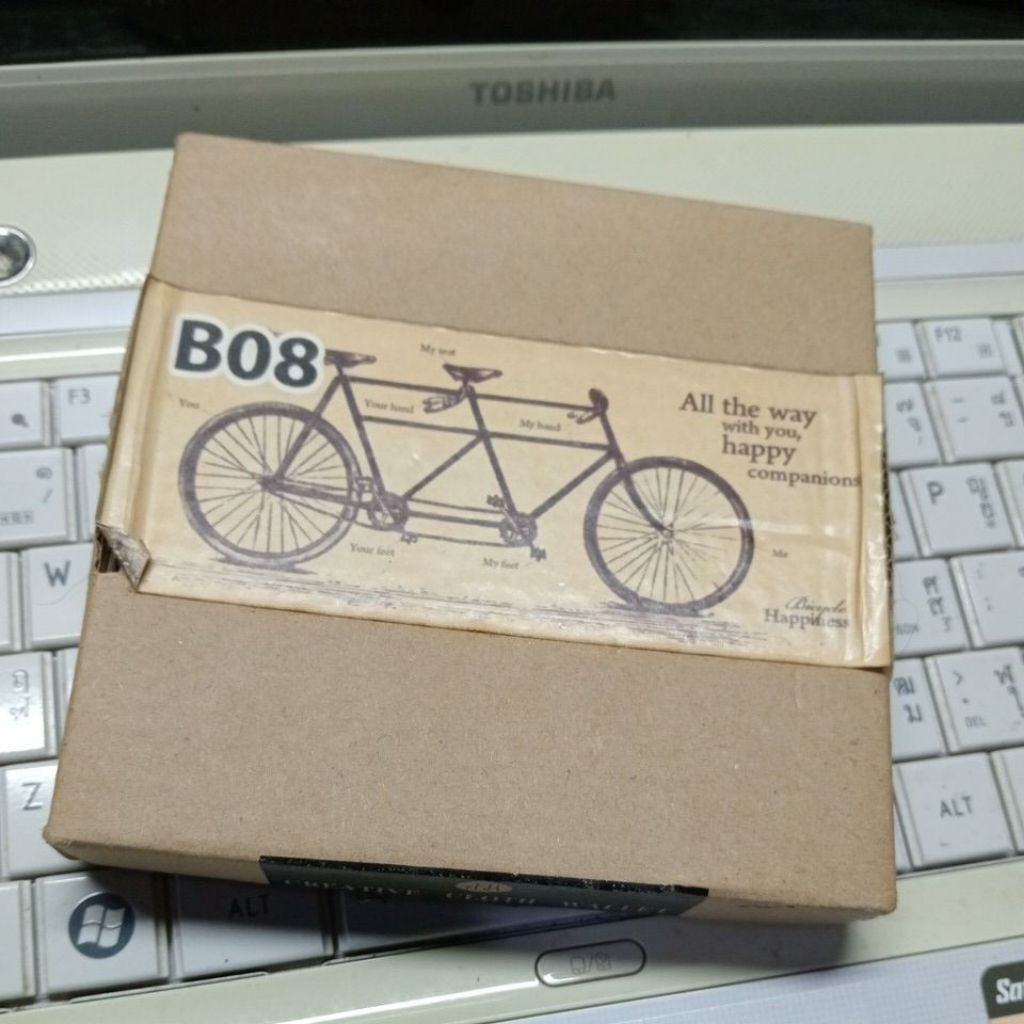 กระเป๋าสตางค์ Creative Cloth Wallet ​ลาย: จักรยาน Tandem (B08)