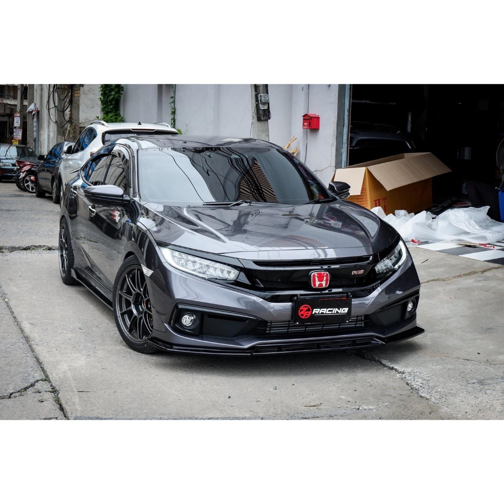 ลิ้นหน้า ลิ้นกันชนหน้า ลิ้นต่อกันชน Civic FC V.3 สำหรับปี 2019-2022