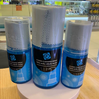 น้ำยาทำความสะอาดหน้าจอ Focus Screen Cleaning Spray | Focus | น้ำยาทำความสะอาดหน้าจอ พร้อมผ้าเช็ดให้ด้วย