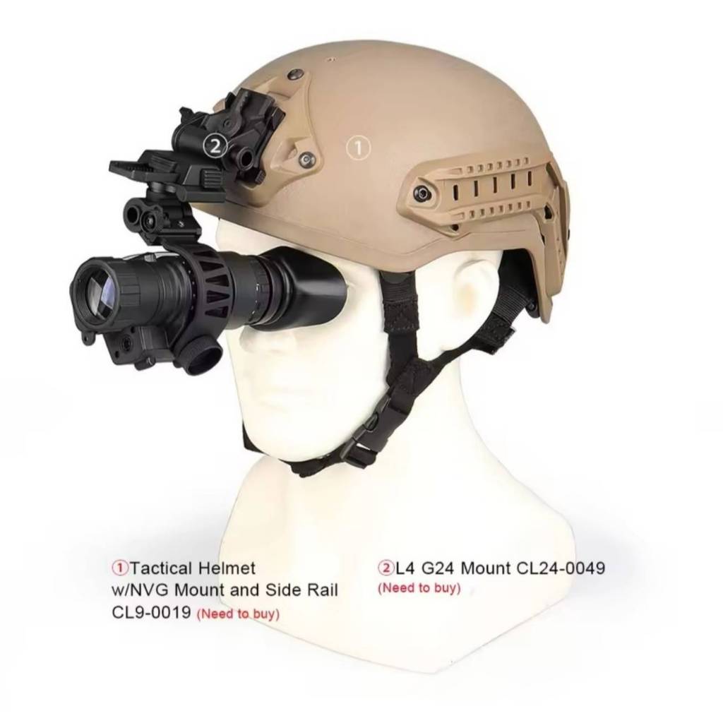 กล้อง Digital PVS-14 อุปกรณ์สำหรับหมวกนิรกนิรภัย กล้องโทรทรรศน์ต