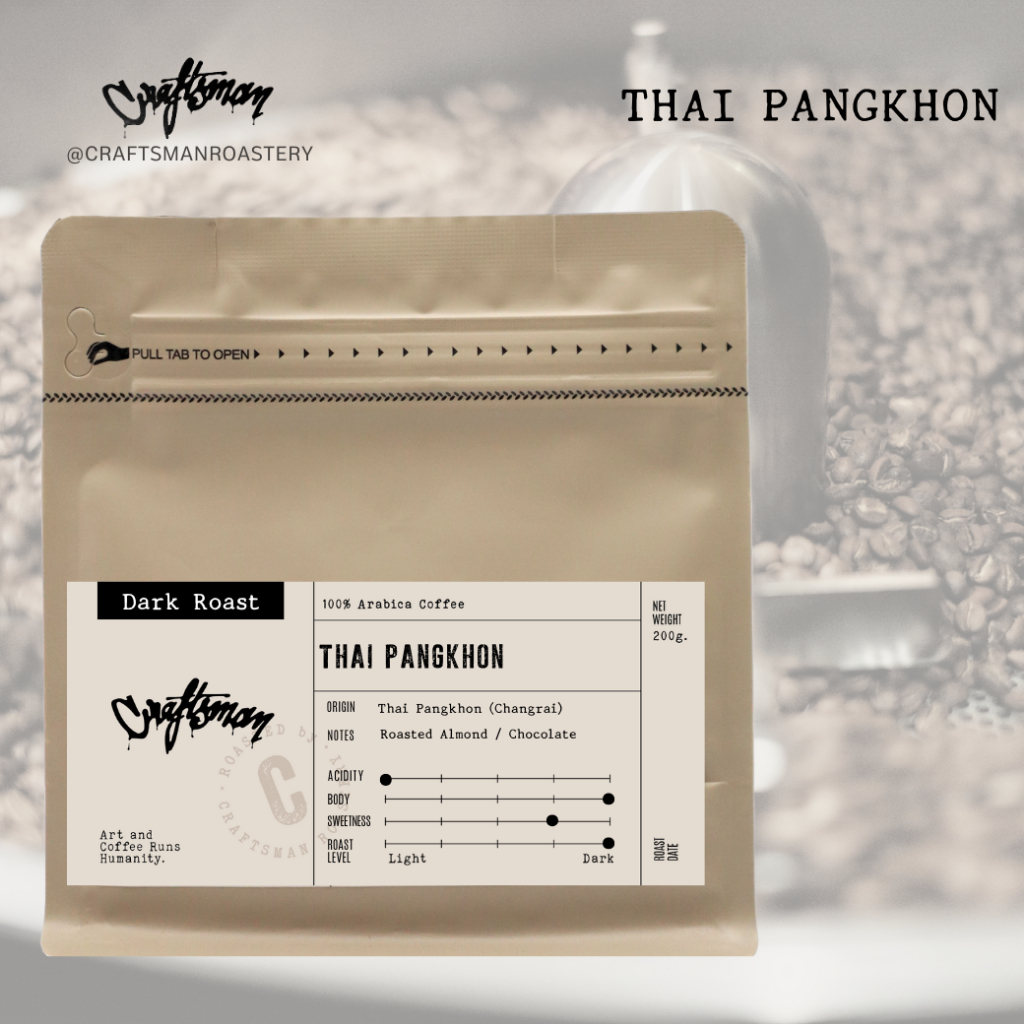 Thai Pangkhon (Chiang Rai) เมล็ดกาแฟอาราบิก้า 100%  (Espresso)