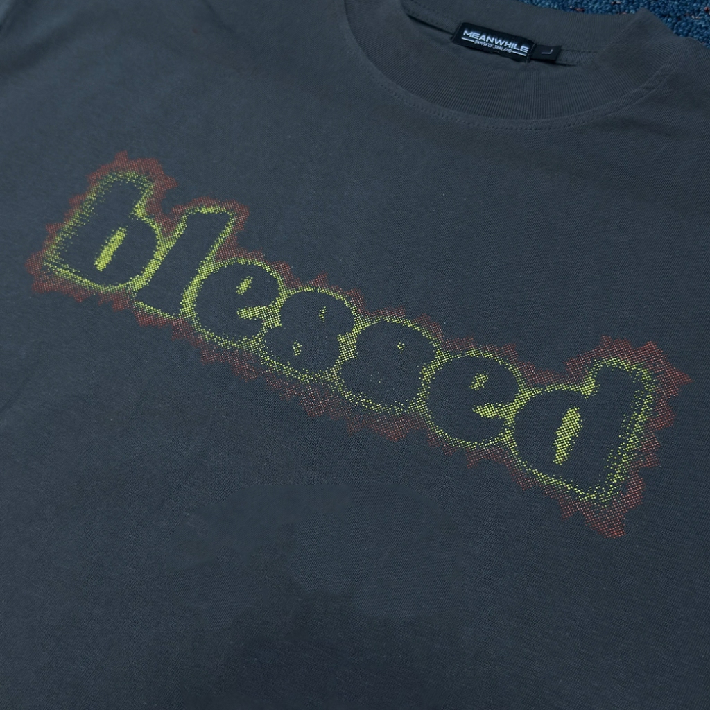 MW – BLESSED t-shirt เสื้อยืดทรงบ็อกซี ทรงโอเวอร์ไซส์ ราคา ถูกที่สุด ดีลบีเคเค แกลเลอรีภาพที่ 6