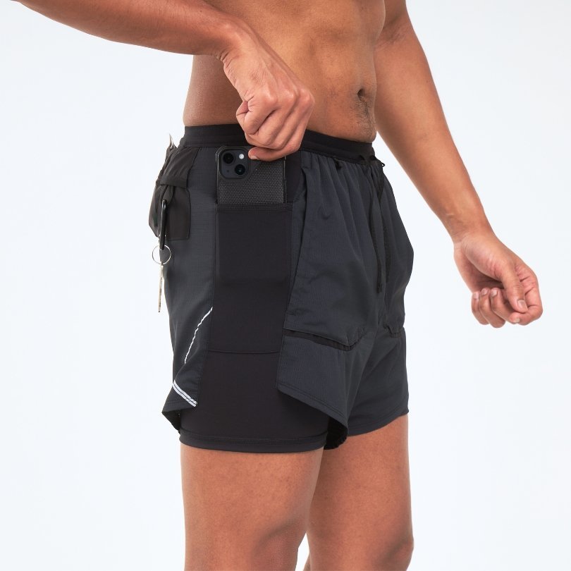 Training Lab 3” 2 In 1 Stealth กางเกงวิ่งรุ่น 3 นิ้ว โฟล พลัส ระบายความร้อน น้ำหนักเบา แห้งเร็ว ใส่ส