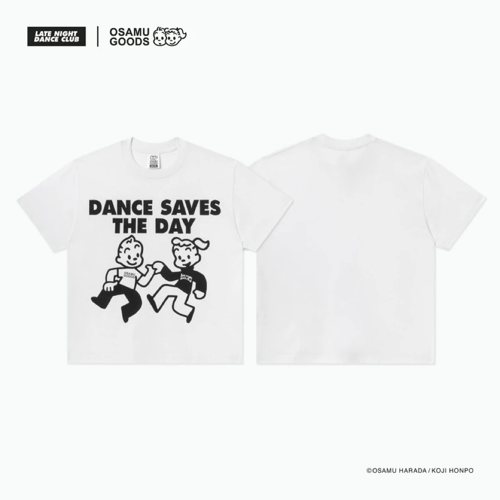 LATE NIGHT DANCE CLUB X OSAMU GOODS DANCE SAVES THE DAY TEE