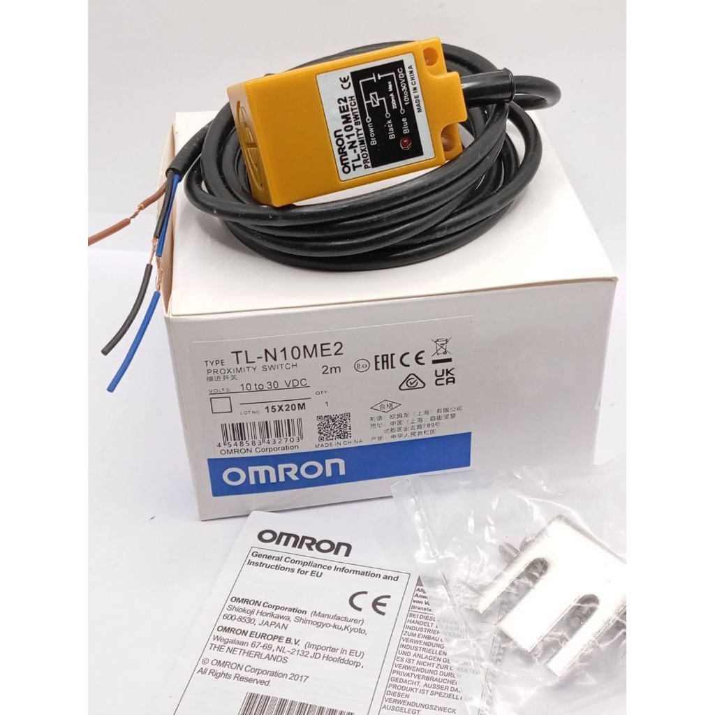 TL-N10ME2 Proximity Sensor 3สาย 12-24VDC TL-N10ME2 ระยะตรวจจับ 10mm NPN NC 10VDC ** พร้อมส่ง