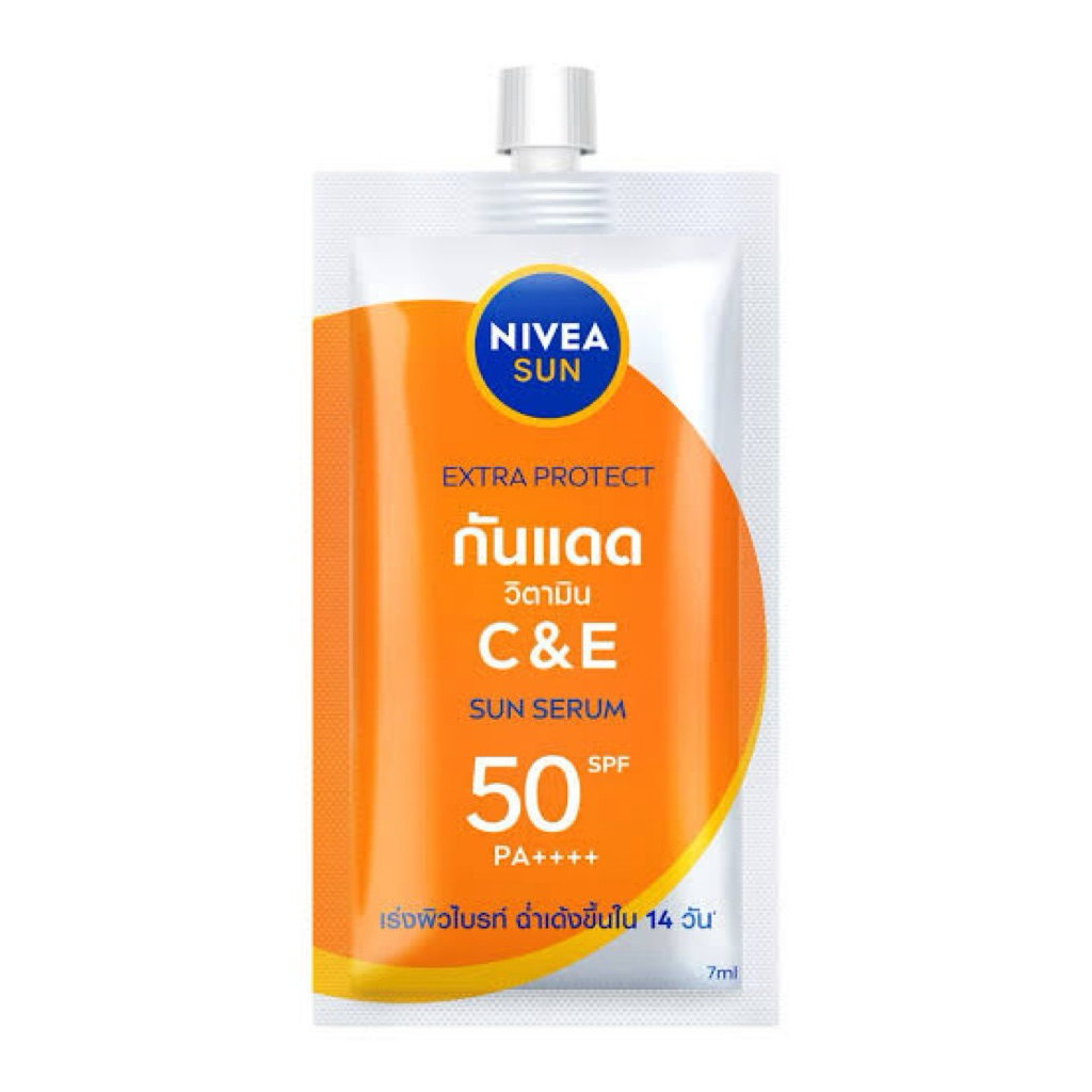 NIVEA Sun C & E Sunscreen SPF 50 PA+++ 7 ml 1 กล่อง 6 ซอง