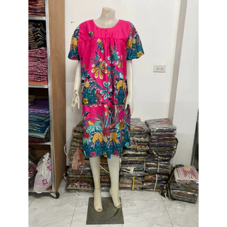 เสื้อผ้าใส่อยู่บ้าน-ผ้าปาเต๊ะ-สุดนอน-เสื้อคนแก่-ตัวใหญ่-อก50นิ้ว-สุดนอนผู้ใหญ่