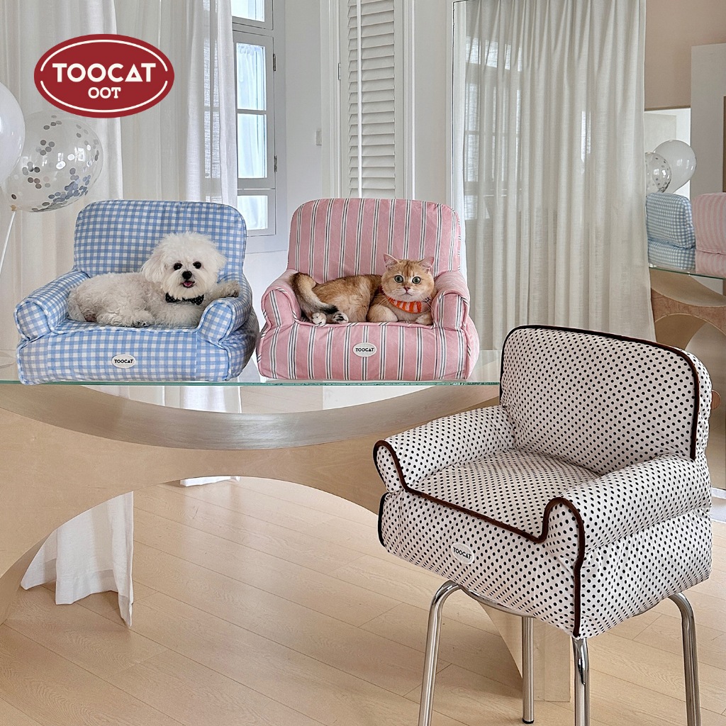 [🚚 พร้อมส่ง] Toocat Bonbon Sofa ที่นอนแมว เตียงแมว โซฟาแมว หมา สุนัข
