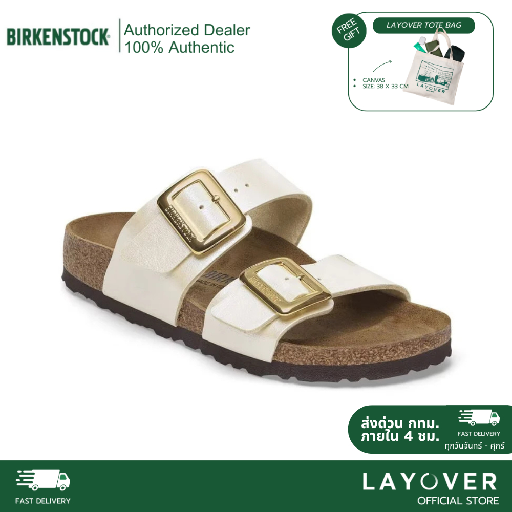 [ส่วนลด20% 20DDHBD2000E12] BIRKENSTOCK Sydney สี Graceful pearl white ใหม่ล่าสุด