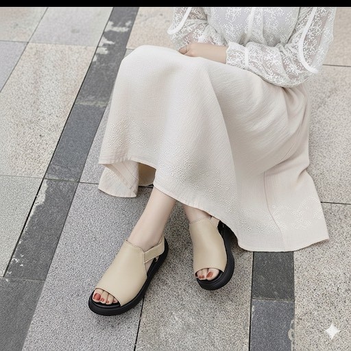 Shoes i amm 100768 รองเท้าพื้นสุขภาพ สวมเต็ม รัดส้น **พร้อมส่งในไทย**