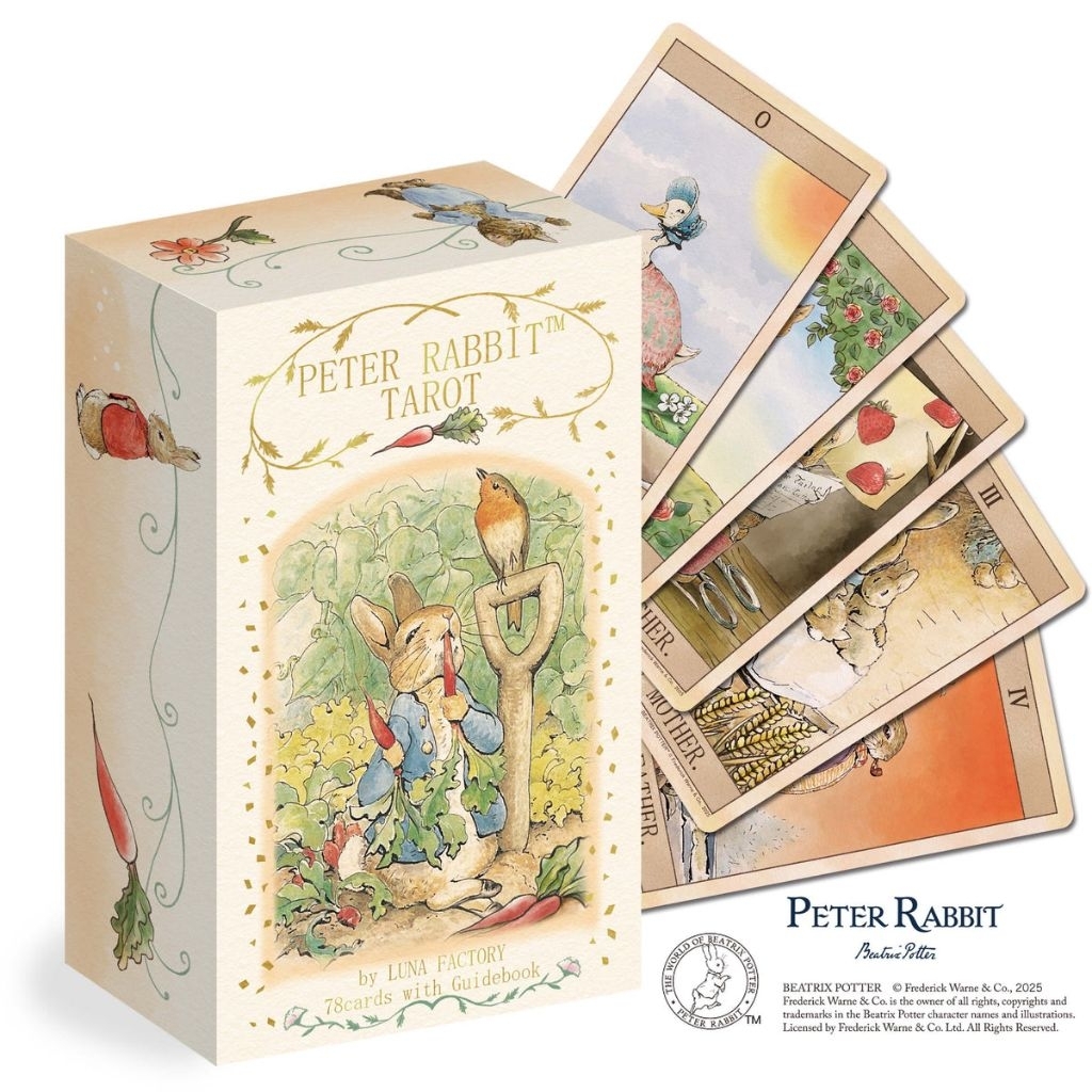 Peter Rabbit Tarot ไพ่ยิปซีกระต่ายน้อย ลิขสิทธิ์แท้จากญี่ปุ่น ไพ่ยิปซี ไพ่ทาโร่ต์ Tarot