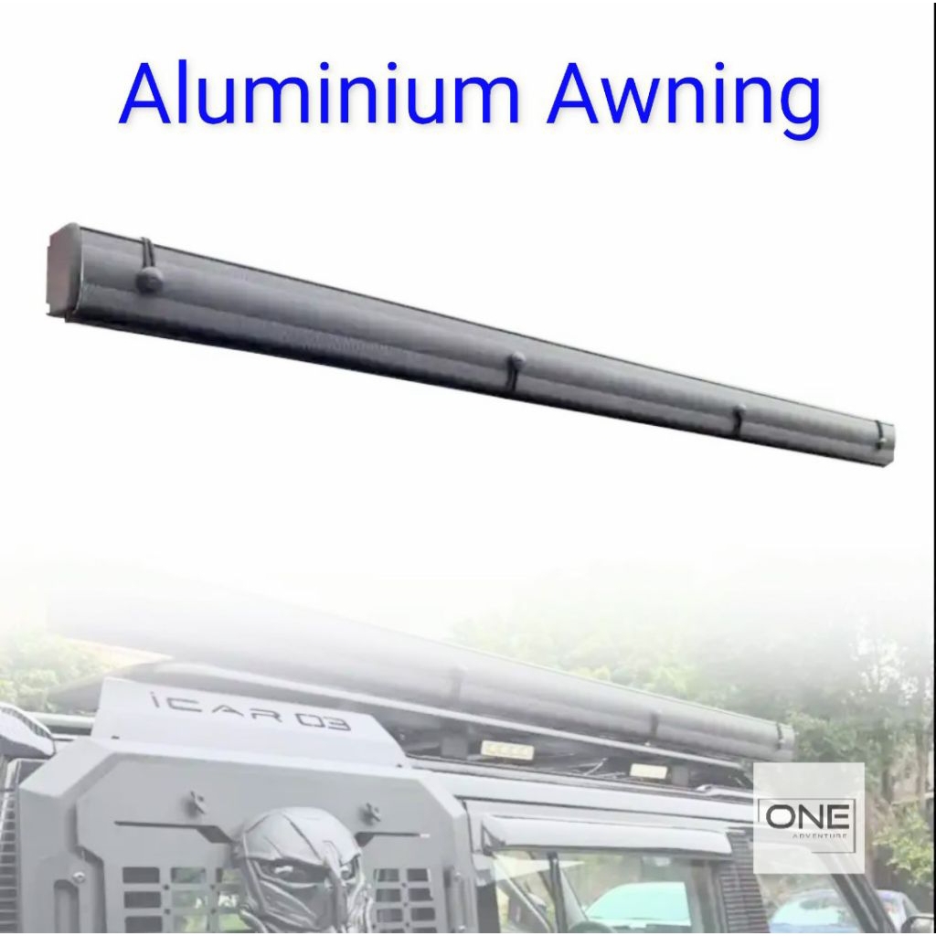 Awning เคสอลูมิเนียม สีดำ