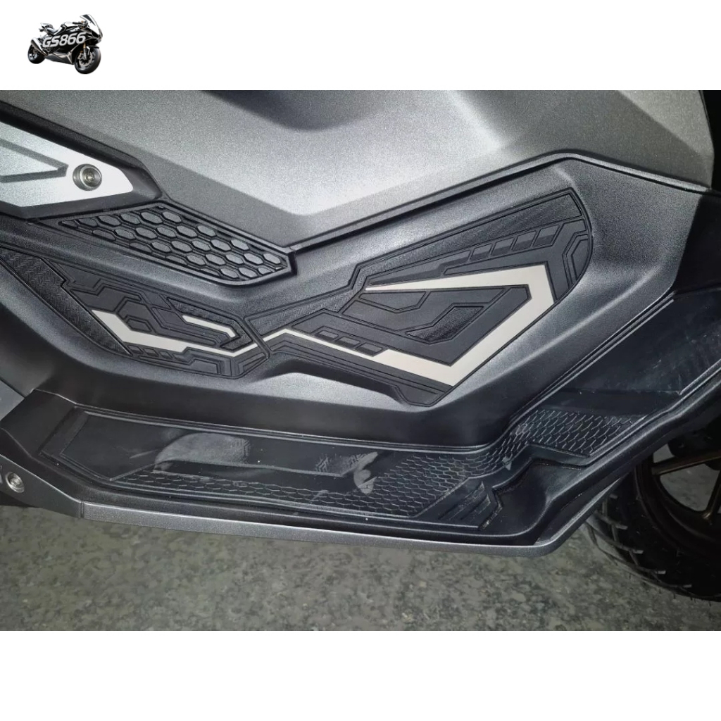 ใช้ได้กับ Honda ADV160 สติ๊กเกอร์กันรอยช่วงบนพักเท้าหน้า Honda adv160 1คู่