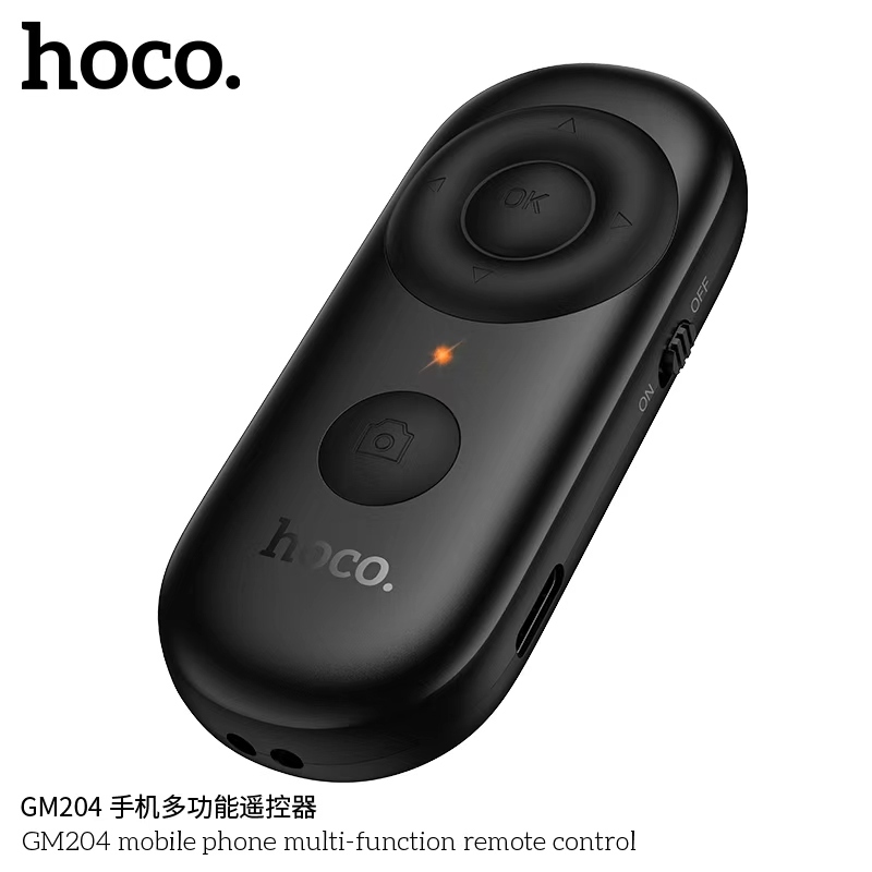รีโมทควบคุมมือถือแบบอเนกประสงค์ HOCO GM204 เชื่อมต่อ Bluetooth 5.4 เชื่อมต่อเสถี