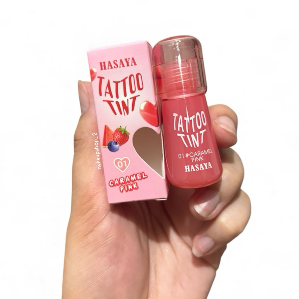 ลิปทิ้น HASAYA TATTOO LIP TINT ลิปติ้นท์ ติดทน กันน้ำ สีทิ้งสเตน เช็ดไม่หลุด - รูปที่ 4