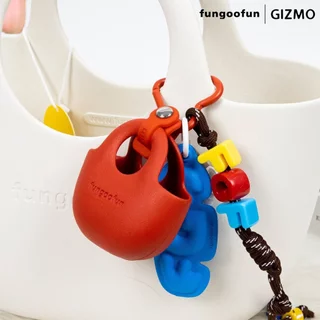 fungoofun รุ่น F550 พวงกุญแจรูปกระเป๋า Bag Strap Widgets Mini สีเหลือง สีขาว สีชมพู สีเขียว สีแดง