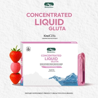 BioActive+ Concentrated Liquid Gluta รสชาติ สตรอ์เบอร์รี ลิ้นจี่