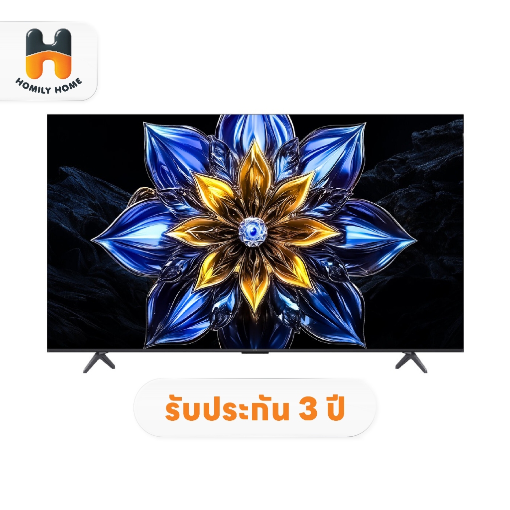 TCL TV รุ่น 65T8C ทีวี ขนาด 65 นิ้ว Google TV  4K UHD QLED