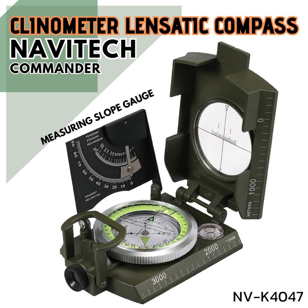 เข็มทิศทหาร เข็มทิศเดินป่า ความแม่นยำสูง งานสำรวจทำแผนที่ รุ่น NV-K4047
