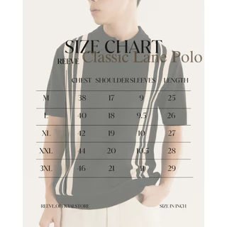 [3667] REEVE CLASSIC LANE POLO - เสื้อโปโลคอปก
