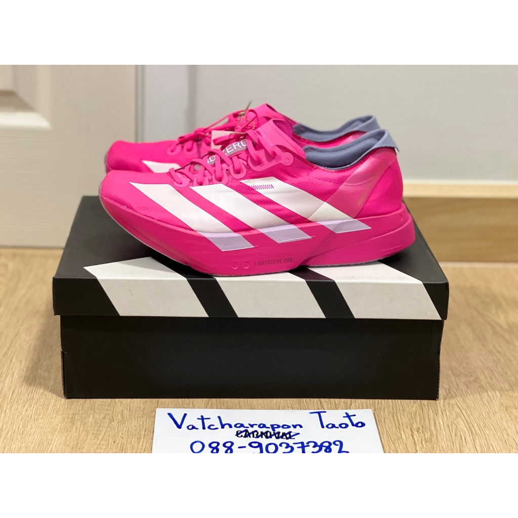 [ PREORDER ] รองเท้าวิ่ง Adidas Adizero Adios Pro 4 สี Shock Pink JR1269 มือ1 ของแท้ 100%