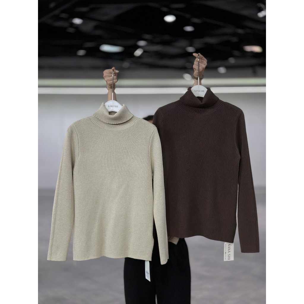 CA22 คอเต่าบุขน ผ้าหนานุ่ม เด้งๆเลยค่ะ เป็นทรงพอดีตัวกำลังดี ทรงสวย เป็นคอเต่าที่ไม่อึดอัดคอค่ะ เหมา