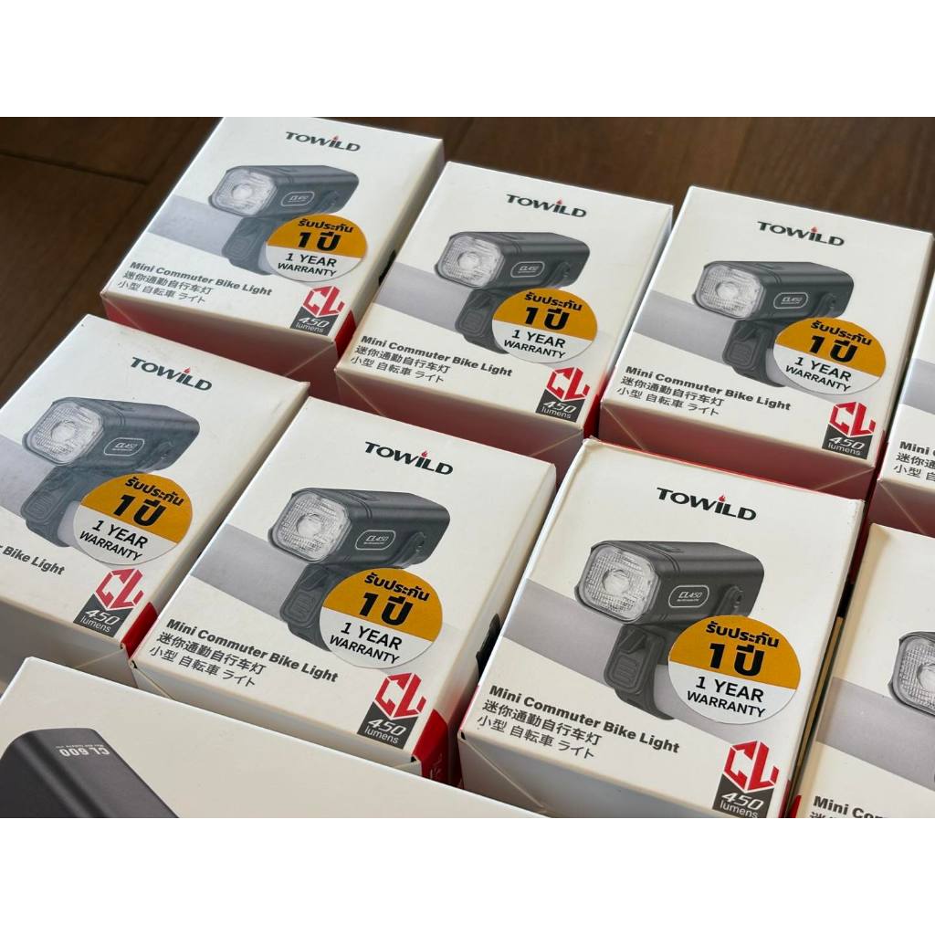 ไฟหน้าจักรยาน TOWILD 450lm Mini LED IPX6